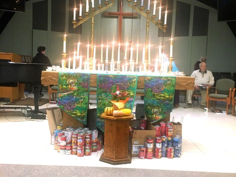 Service of Remembrance and Food donations