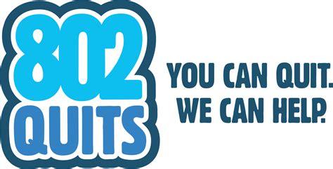 blue logo 802 quits you can quit we can help
