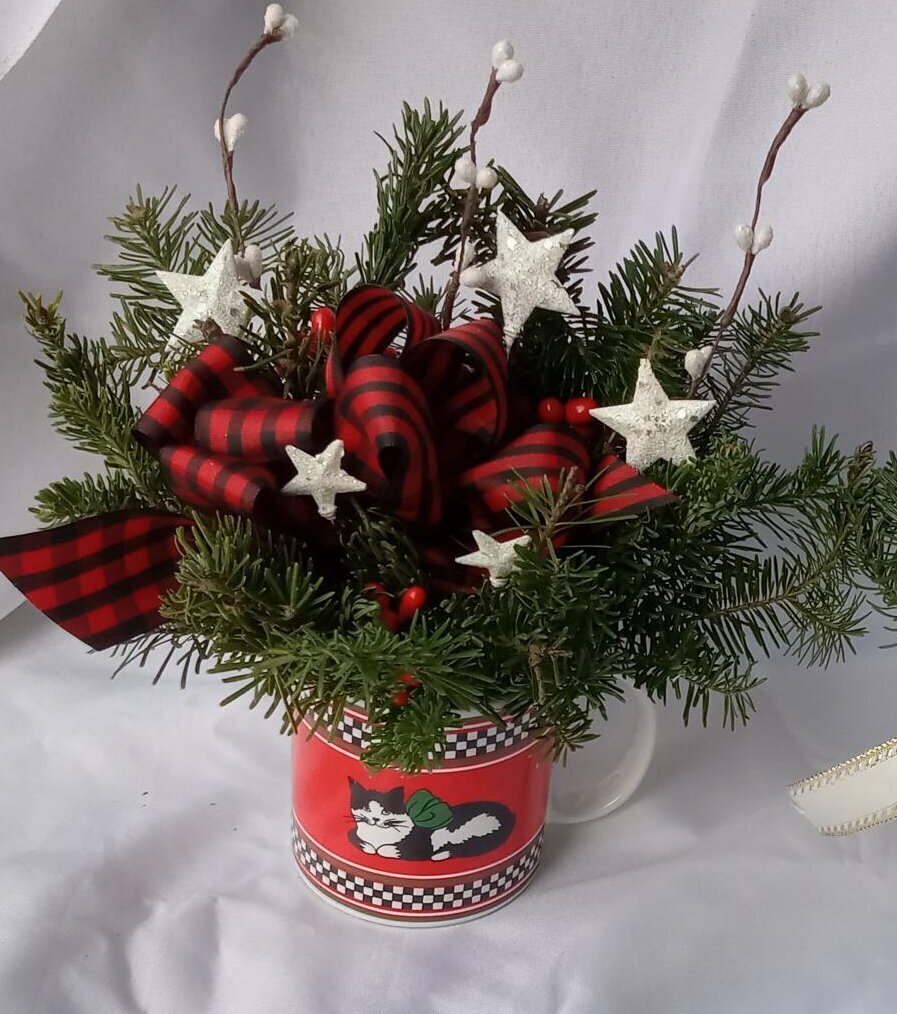 centerpiece in mug